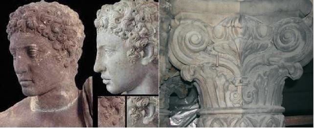 laser cleaning of stone statues